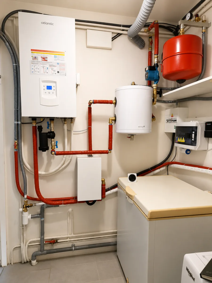 Installation pompe à chaleur, Local technique intérieur