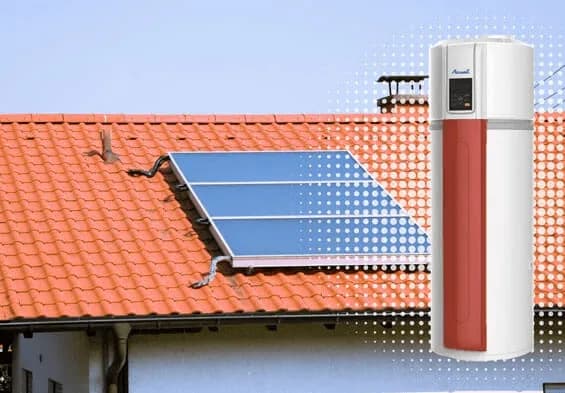 Schéma d'un chauffe-eau solaire avec ballon de stockage